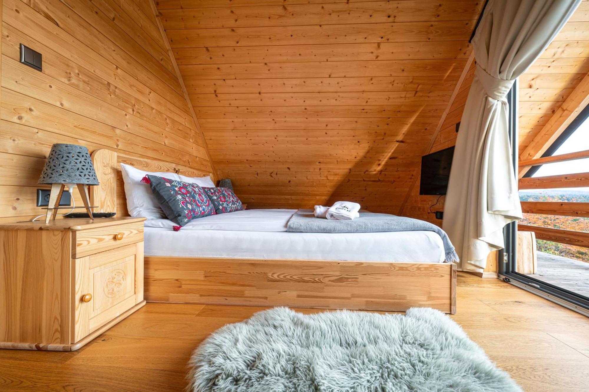 Domek Drewniany W Gorach Jacuzzi & Balia - Osada Chelm Stroza  Exterior photo
